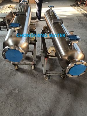 เครื่องแลกเปลี่ยนความร้อนทางเภสัชกรรม 316L พร้อมแผ่นท่อคู่ DTS Fixed Tubesheet Exchanger