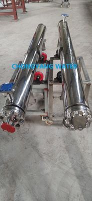 เครื่องแลกเปลี่ยนความร้อนทางเภสัชกรรม 316L พร้อมแผ่นท่อคู่ DTS Fixed Tubesheet Exchanger