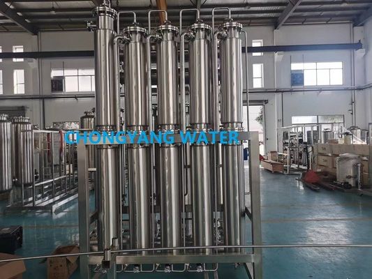ISO GMP Multi Column Distillation Stills หน่วยกลั่นน้ำสำหรับการฉีดน้ำ