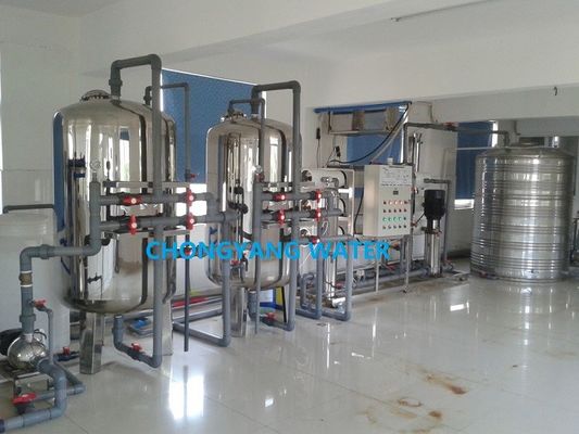 เครื่องกรองน้ำระบบ Reverse Osmosis ความจุสูงเครื่องทำน้ำบริสุทธิ์ RO Plant