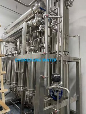 โรงงานผลิตภัณฑ์ยาหลายคอลัมน์ เครื่องผลิตน้ํากระจาย WFI System