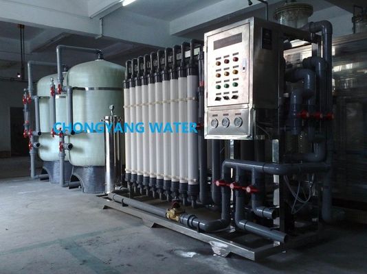 อุปกรณ์ Ultrafiltration SS UPVC ผนังเส้นใย UF ขุม