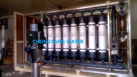อุปกรณ์ Ultrafiltration SS UPVC ผนังเส้นใย UF ขุม