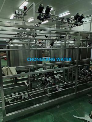 ระบบ CIP อัตโนมัติ ระบบทําความสะอาดในสถานที่ สําหรับการแปรรูปอาหาร SS316 SS304