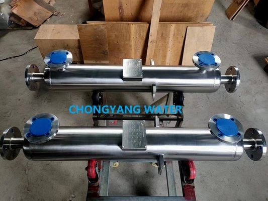 1-100 M2 พื้นที่ถ่ายทอดความร้อน Tube Shell Heating Exchanger ด้วยชนิดการเชื่อมต่อแบบ Flanged