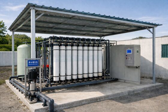 อุปกรณ์ Ultrafiltration UPVC Ultrafiltration การบําบัดน้ําในนม