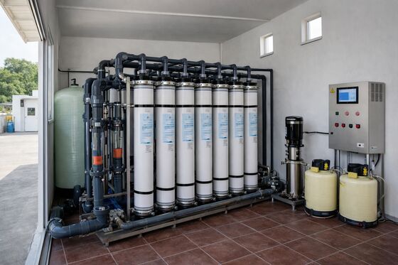 อุปกรณ์ Ultrafiltration UPVC Ultrafiltration การบําบัดน้ําในนม
