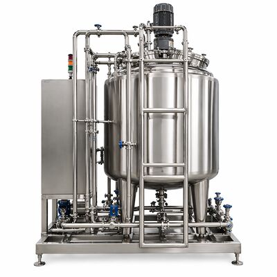 ระบบการเตรียมสารละลาย Biophar 1000L กับภาชนะ SS316L (มาตรฐาน GMP การควบคุมจอสัมผัส)
