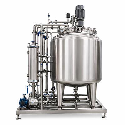 2000L Jacketed Liquid Mixing System with Heating and Cooling Temperature Control