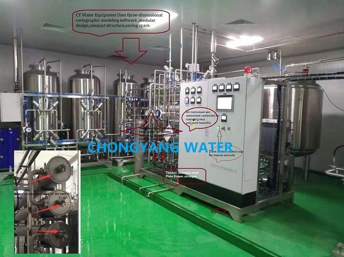 CEDI Deionized Water Treatment Plant ระบบกรองน้ำ Ro ในอุตสาหกรรมยา