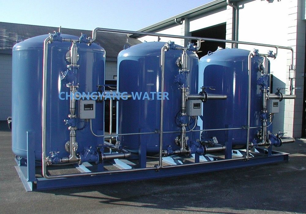 ระบบบำบัดน้ำป้อนสำหรับหม้อไอน้ำความจุขนาดใหญ่ FRP UPVC สเตนเลสสตีล Reverse Osmosis Boiler Feed Water