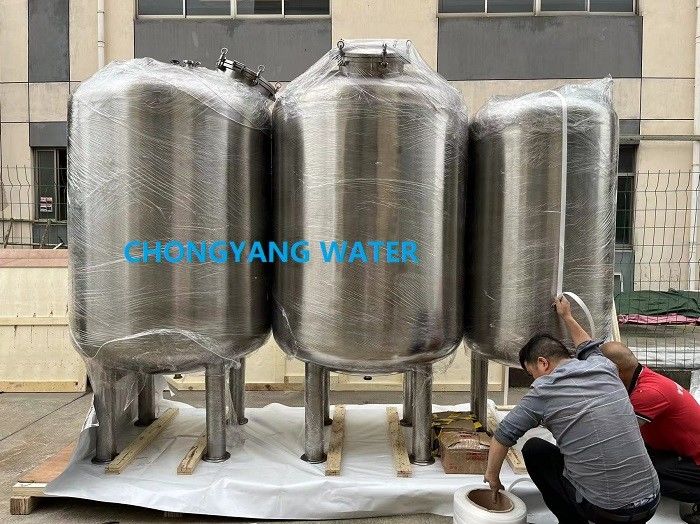 ถังน้ำบริสุทธิ์ปราศจากเชื้อ 200 ลิตรถึง 20,000 ลิตรเครื่องกรองน้ำถังสแตนเลส